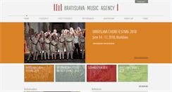 Desktop Screenshot of choral-music.sk